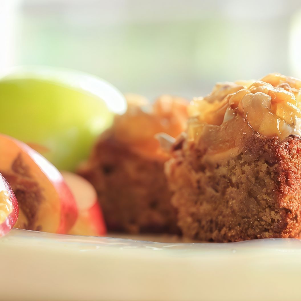 Budin de Manzana Vegano