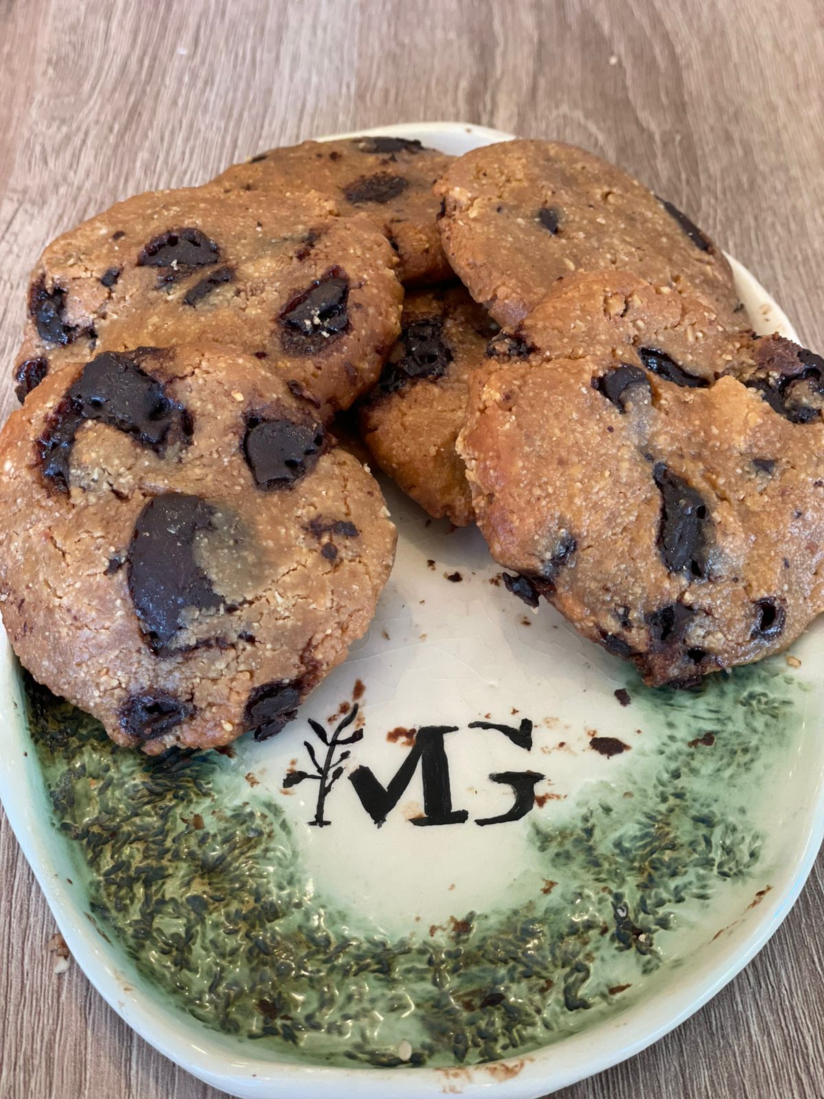 Cookies de Mani con chocolate